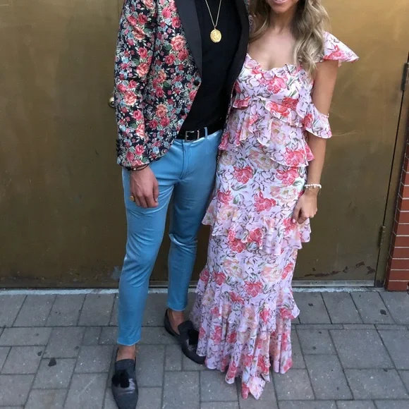 Floral Ruffle Maxi Dress - Picture 3 of 3